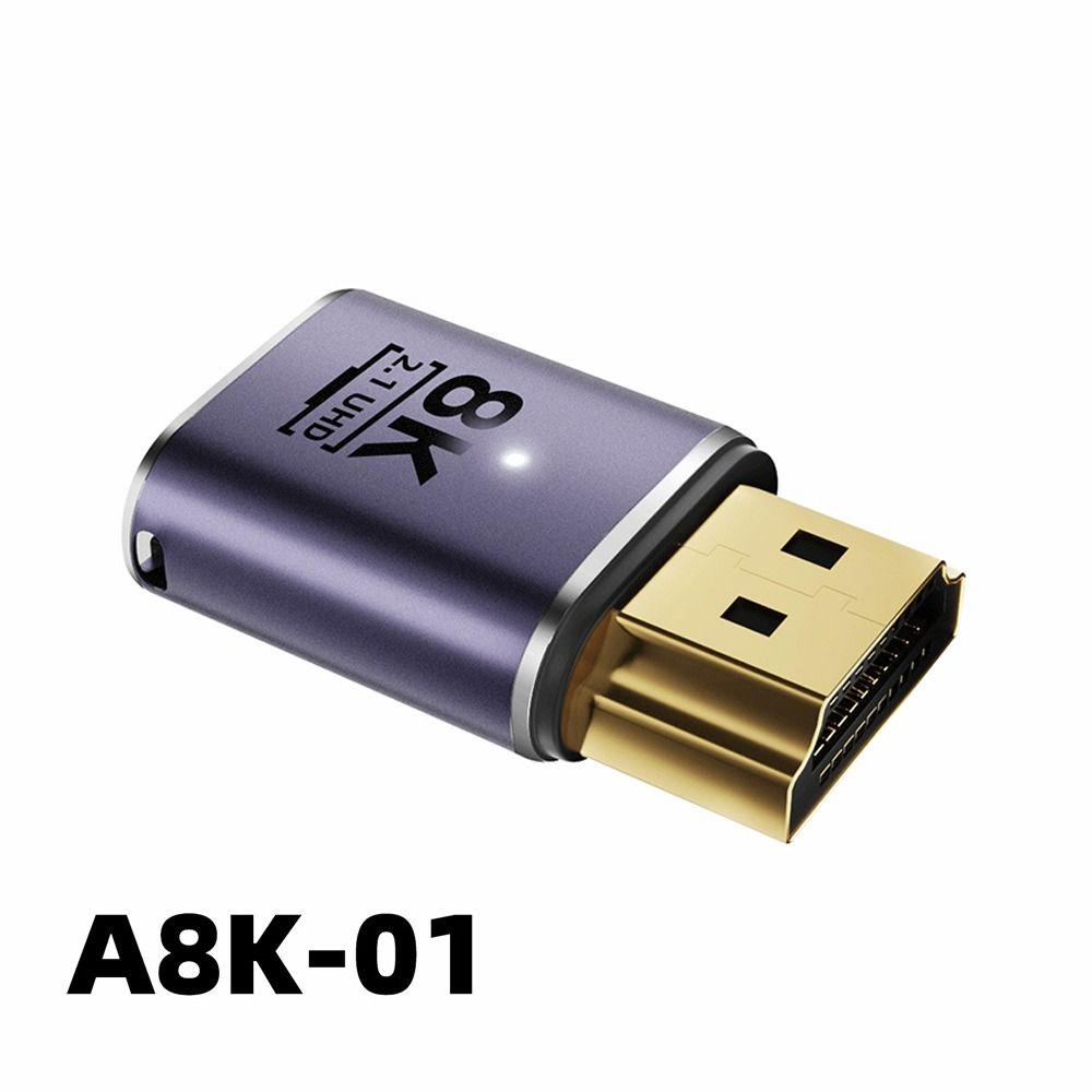 Переходник HDTV между мужчинами и женщинами 8K 60 Гц AF-AM HD 2.1 Разъем HDMI-совместимый преобразователь A8K-01