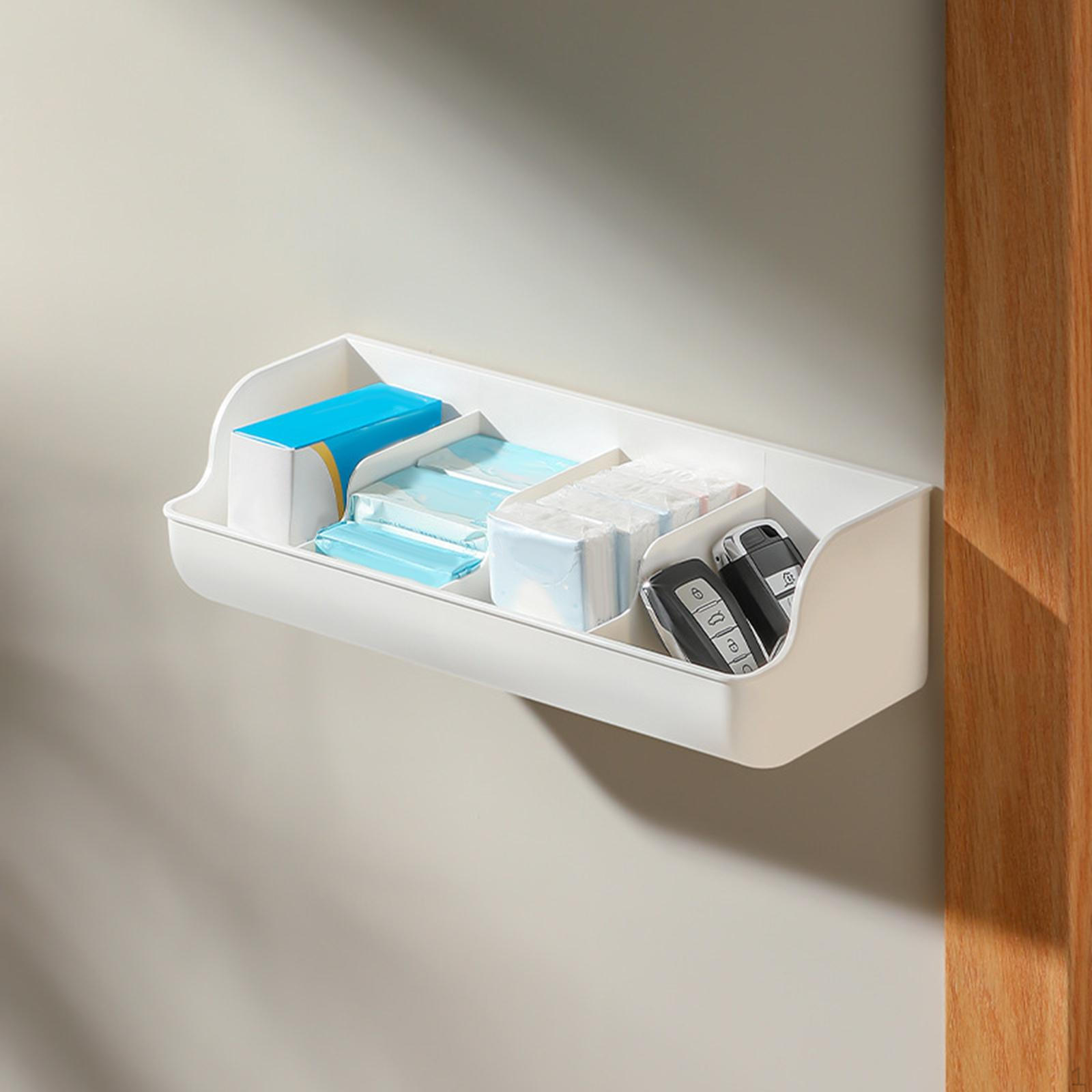 Ящик для хранения в ванной Коммутационный кабель Многофункциональный органайзер Носки для белый