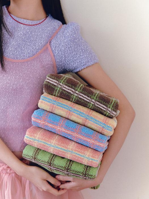 CLAUMAN 1981 [1P] Exclusive Edition Towel Stripe-Pink 1P